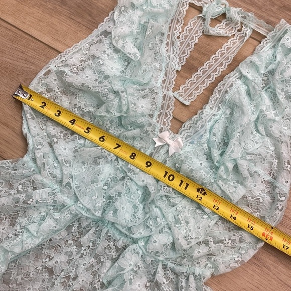 Betsey Johnson Lingerie Lace Romper‎ Coquette - Picture 9 of 11